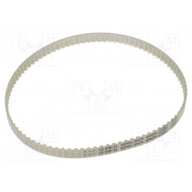 T5 460     1077ZA; Timing belt; T5; W: 10mm; H: 2.2mm; Lw: 460mm; Tooth height: 1.2mm; OPTIBELT