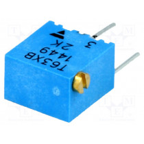 T63XB202KT20; Potentiometer: mounting; multiturn; 2kΩ; 250mW; ±10%; linear; T63XB; VISHAY
