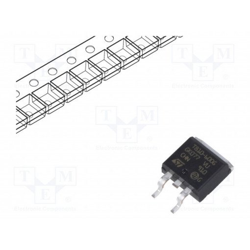 T810-600G-TR; Triac; 600V; 8A; 10mA; SMD; logic level; reel,tape; D2PAK; STMicroelectronics