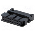 T812116A101CEU; Plug; IDC; female; PIN: 16; IDC; for ribbon cable; 1.27mm; AMPHENOL T812116A101CEU; Plug; IDC; female; PIN: 16; IDC; for ribbon cable; 1.27mm; AMPHENOL