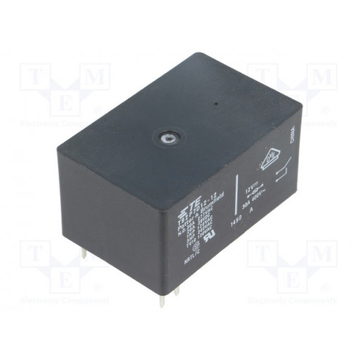 6-1393211-5; Relay: electromagnetic; DPST-NO; Ucoil: 12VDC; 30A; Series: T92; TE Connectivity