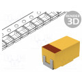 TAJA106K010RNJ; Capacitor: tantalum; 10uF; 10VDC; SMD; Case: A; 1206; ±10%; -55÷125°C; AVX