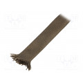 TBA-22-KH-25; Insulating tube; Mat: basalt fibre; khaki; -260÷560°C; Øint: 22mm; FAVIER
