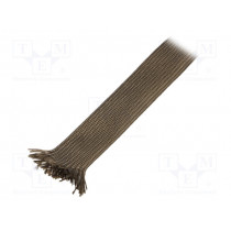 TBA-22-KH-25; Insulating tube; Mat: basalt fibre; khaki; -260÷560°C; Øint: 22mm; FAVIER