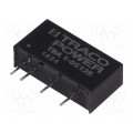 TBA 1-0512E; Converter: DC/DC; 1W; Uin: 4.5÷5.5V; Uout: 12VDC; Iout: 84mA; SIP7; TRACO POWER