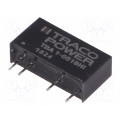 TBA 1-0519HI; Converter: DC/DC; 1W; Uin: 4.5÷5.5V; Uout: 9VDC; Iout: 111mA; SIP7; TRACO POWER