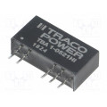 TBA 1-0521HI; Converter: DC/DC; 1W; Uin: 4.5÷5.5V; Uout: 5VDC; Uout2: -5VDC; SIP7; TRACO POWER