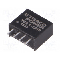 TBA 1-1219; Converter: DC/DC; 1W; Uin: 10.8÷13.2V; Uout: 9VDC; Iout: 110mA; SIP4; TRACO POWER TBA 1-1219; Converter: DC/DC; 1W; Uin: 10.8÷13.2V; Uout: 9VDC; Iout: 110mA; SIP4; TRACO POWER