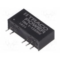 TBA 1-1223HI; Converter: DC/DC; 1W; Uin: 10.8÷13.2V; Uout: 15VDC; Uout2: -15VDC; TRACO POWER TBA 1-1223HI; Converter: DC/DC; 1W; Uin: 10.8÷13.2V; Uout: 15VDC; Uout2: -15VDC; TRACO POWER