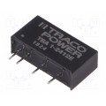TBA 1-2412E; Converter: DC/DC; 1W; Uin: 21.6÷26.4V; Uout: 12VDC; Iout: 84mA; SIP7; TRACO POWER