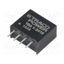 TBA 1-2419; Converter: DC/DC; 1W; Uin: 21.6÷26.4V; Uout: 9VDC; Iout: 110mA; SIP4; TRACO POWER