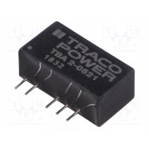 TBA 2-0521; Converter: DC/DC; 2W; Uin: 4.5÷5.5V; Uout: 5VDC; Uout2: -5VDC; SIP7; TRACO POWER
