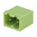 XY2500V-D(5.08)-2PIN; Pluggable terminal block; Contacts ph: 5.08mm; ways: 2; straight; XINYA
