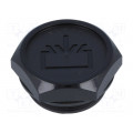 58571; Fill plug; without side hole; Thread: M40; Overall len: 24mm; ELESA+GANTER 58571; Fill plug; without side hole; Thread: M40; Overall len: 24mm; ELESA+GANTER