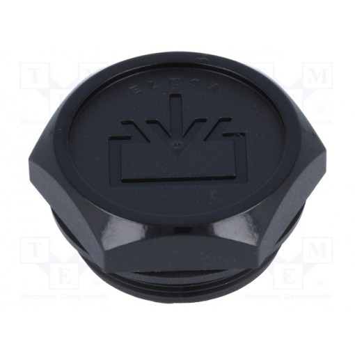 58571; Fill plug; without side hole; Thread: M40; Overall len: 24mm; ELESA+GANTER