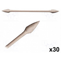 2313-30; Tool: cleaning sticks; L: 79.37mm; 30pcs; Handle material: wood; Techspray