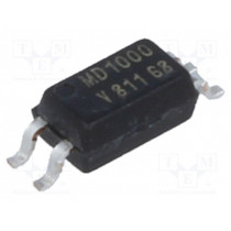 TCMD1000; Optocoupler; SMD; Channels: 1; Out: Darlington; Uinsul: 3.75kV; SOP4; VISHAY