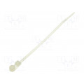 TCV-100; Cable tie; with a hole for screw mounting; L: 113mm; W: 2.5mm; KSS WIRING TCV-100; Cable tie; with a hole for screw mounting; L: 113mm; W: 2.5mm; KSS WIRING