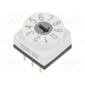 TDR-10; Encoding switch; DEC/BCD; Pos: 10; THT; Rcont max: 80mΩ; 7Ncm; SUNGMUN ELECTRONICS CO., LTD. TDR-10; Encoding switch; DEC/BCD; Pos: 10; THT; Rcont max: 80mΩ; 7Ncm; SUNGMUN ELECTRONICS CO., LTD.