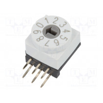 TDR-10H1; Encoding switch; DEC/BCD; Pos: 10; THT; Rcont max: 80mΩ; 7Ncm; SUNGMUN ELECTRONICS CO., LTD. TDR-10H1; Encoding switch; DEC/BCD; Pos: 10; THT; Rcont max: 80mΩ; 7Ncm; SUNGMUN ELECTRONICS CO., LTD.