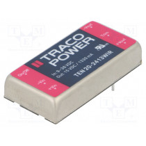 TEN 20-2413WIR; Converter: DC/DC; 20W; Uin: 9÷36V; 15VDC; Iout: 1330mA; 2
