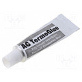 ART.AGT-116; Heat transfer glue; white; 10g; Termoglue; 1W/mK; max.200°C; 2MPa; AG TERMOPASTY