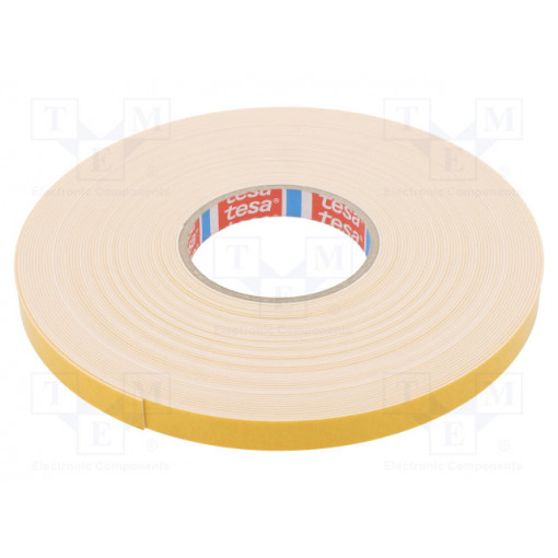 04957-00016-00; Tape: fixing; W: 15mm; L: 25m; Thk: 1.1mm; double-sided; acrylic; 80°C; TESA 04957-00016-00; Tape: fixing; W: 15mm; L: 25m; Thk: 1.1mm; double-sided; acrylic; 80°C; TESA