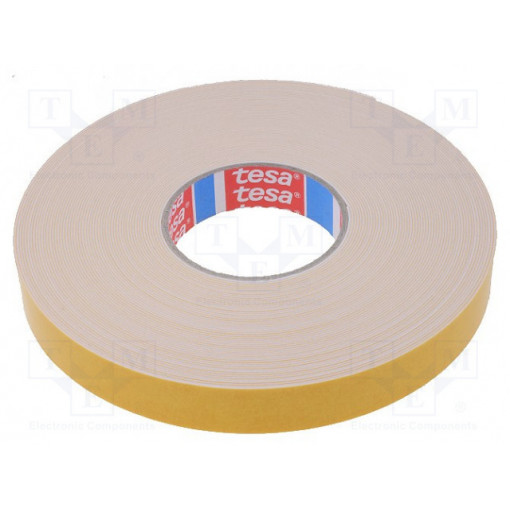 04957-00009-00; Tape: fixing; W: 25mm; L: 25m; Thk: 1.1mm; double-sided; acrylic; 80°C; TESA 04957-00009-00; Tape: fixing; W: 25mm; L: 25m; Thk: 1.1mm; double-sided; acrylic; 80°C; TESA