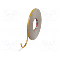 04957-00017-00; Tape: fixing; W: 9mm; L: 25m; Thk: 1.1mm; double-sided; acrylic; white; TESA