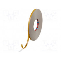 04957-00017-00; Tape: fixing; W: 9mm; L: 25m; Thk: 1.1mm; double-sided; acrylic; white; TESA 04957-00017-00; Tape: fixing; W: 9mm; L: 25m; Thk: 1.1mm; double-sided; acrylic; white; TESA