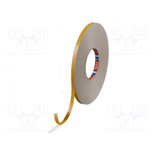 04957-00017-00; Tape: fixing; W: 9mm; L: 25m; Thk: 1.1mm; double-sided; acrylic; white; TESA 04957-00017-00; Tape: fixing; W: 9mm; L: 25m; Thk: 1.1mm; double-sided; acrylic; white; TESA