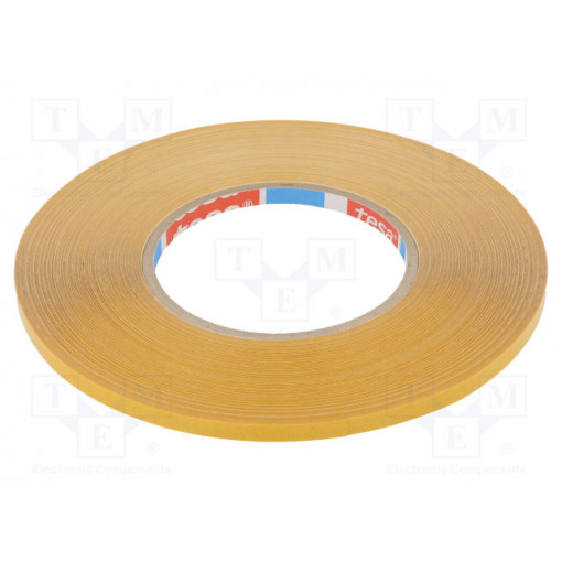 04970-00007-00; Tape: fixing; W: 6mm; L: 50m; Thk: 225um; double-sided; white; 60°C; TESA 04970-00007-00; Tape: fixing; W: 6mm; L: 50m; Thk: 225um; double-sided; white; 60°C; TESA