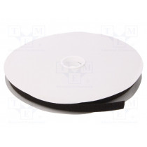 130-00022; Velcro tie; L: 25m; W: 13mm; black; -20÷75°C; HELLERMANNTYTON