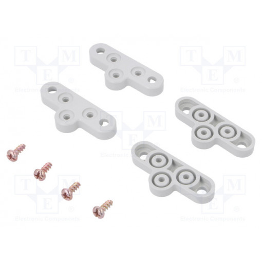 18200201; Set of wall holders; plastic; Application: for enclosures; Pcs: 4; SPELSBERG 18200201; Set of wall holders; plastic; Application: for enclosures; Pcs: 4; SPELSBERG