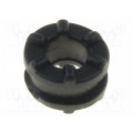; Grommet; Ømount.hole: 4.3mm; Panel thick: max.1.5mm; black; H: 4mm; FIX&FASTEN ; Grommet; Ømount.hole: 4.3mm; Panel thick: max.1.5mm; black; H: 4mm; FIX&FASTEN