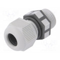 THA.450.B1E; Cable gland; PG13,5; IP68; Mat: polyamide; grey; UL94V-2; TECHNO