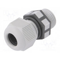 THA.450.B1E; Cable gland; PG13,5; IP68; Mat: polyamide; grey; UL94V-2; TECHNO THA.450.B1E; Cable gland; PG13,5; IP68; Mat: polyamide; grey; UL94V-2; TECHNO