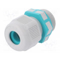 THA.451.B0E; Cable gland; M20; IP68; Mat: polyamide; grey; UL94V-2; TECHNO THA.451.B0E; Cable gland; M20; IP68; Mat: polyamide; grey; UL94V-2; TECHNO