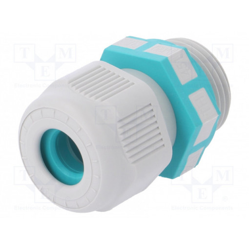 THA.451.B0E; Cable gland; M20; IP68; Mat: polyamide; grey; UL94V-2; TECHNO THA.451.B0E; Cable gland; M20; IP68; Mat: polyamide; grey; UL94V-2; TECHNO