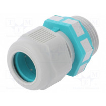 THA.451.C0E; Cable gland; M20; IP68; Mat: polyamide; grey; UL94V-2; TECHNO THA.451.C0E; Cable gland; M20; IP68; Mat: polyamide; grey; UL94V-2; TECHNO