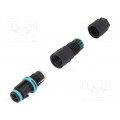 THB.381.B2A; Connector: AC supply; screw terminal; female; TH381; 5.8÷6.9mm; TECHNO