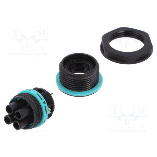 THB.387.F4A; Connector: AC supply; screw terminal; female; TH387; 0.5÷4mm2; TECHNO