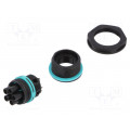 THB.387.F5A; Connector: AC supply; screw terminal; female; TH387; 0.25÷1.5mm2; TECHNO