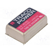 THD 15-2423WIN; Converter: DC/DC; 15W; Uin: 9÷36V; Uout: 15VDC; Uout2: -15VDC; DIP24; TRACO POWER