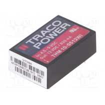 THM 10-0512WI; Converter: DC/DC; 10W; Uin: 4.5÷9V; 12VDC; Iout: 830mA; DIP24; 14g; TRACO POWER