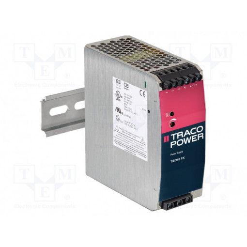 TIB 240-148EX; Power supply: switched-mode; 240W; 48VDC; 47÷56VDC; 5A; 85÷264VAC; TRACO POWER TIB 240-148EX; Power supply: switched-mode; 240W; 48VDC; 47÷56VDC; 5A; 85÷264VAC; TRACO POWER