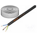37010T; Wire; H07RN-F,TITANEX®; stranded; Cu; 1x70mm2; rubber; black; HELUKABEL