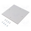19500701; Mounting plate; hard paper; W: 150mm; H: 2.5mm; L: 150mm; TK-PC-1818; SPELSBERG