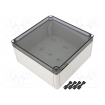 11100701; Enclosure: multipurpose; X: 180mm; Y: 182mm; Z: 90mm; TK PS; grey; SPELSBERG