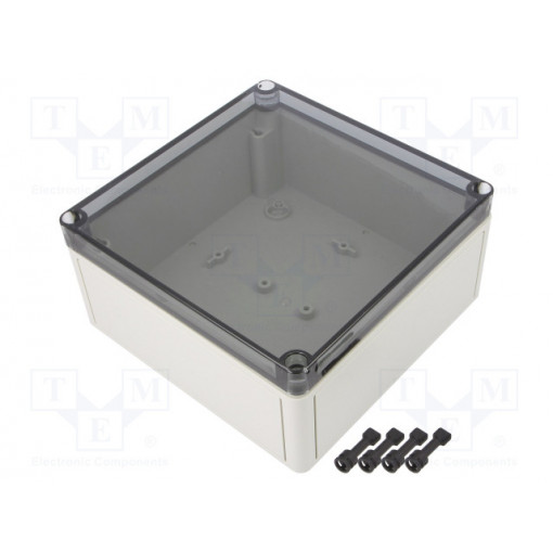 11100701; Enclosure: multipurpose; X: 180mm; Y: 182mm; Z: 90mm; TK PS; grey; SPELSBERG